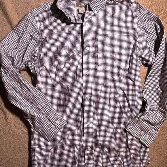 Duluth Trading Co‎ Med Brown Flannel Slim Fit Plaid Button Down Long Sleeve (L) - Picture 1 of 6